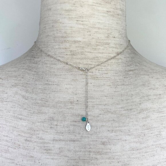 Sterling Silver 925 EFY Dainty Double Heart Pendant Necklace 18" Cable Chain - Picture 4 of 16